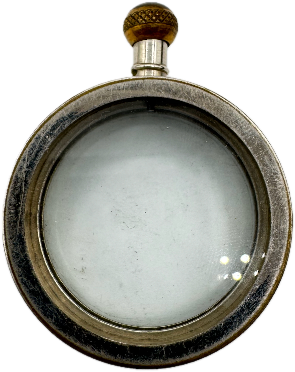 Antique 8 Size Waltham Open Face Pocket Watch Transport Case Nickel USA