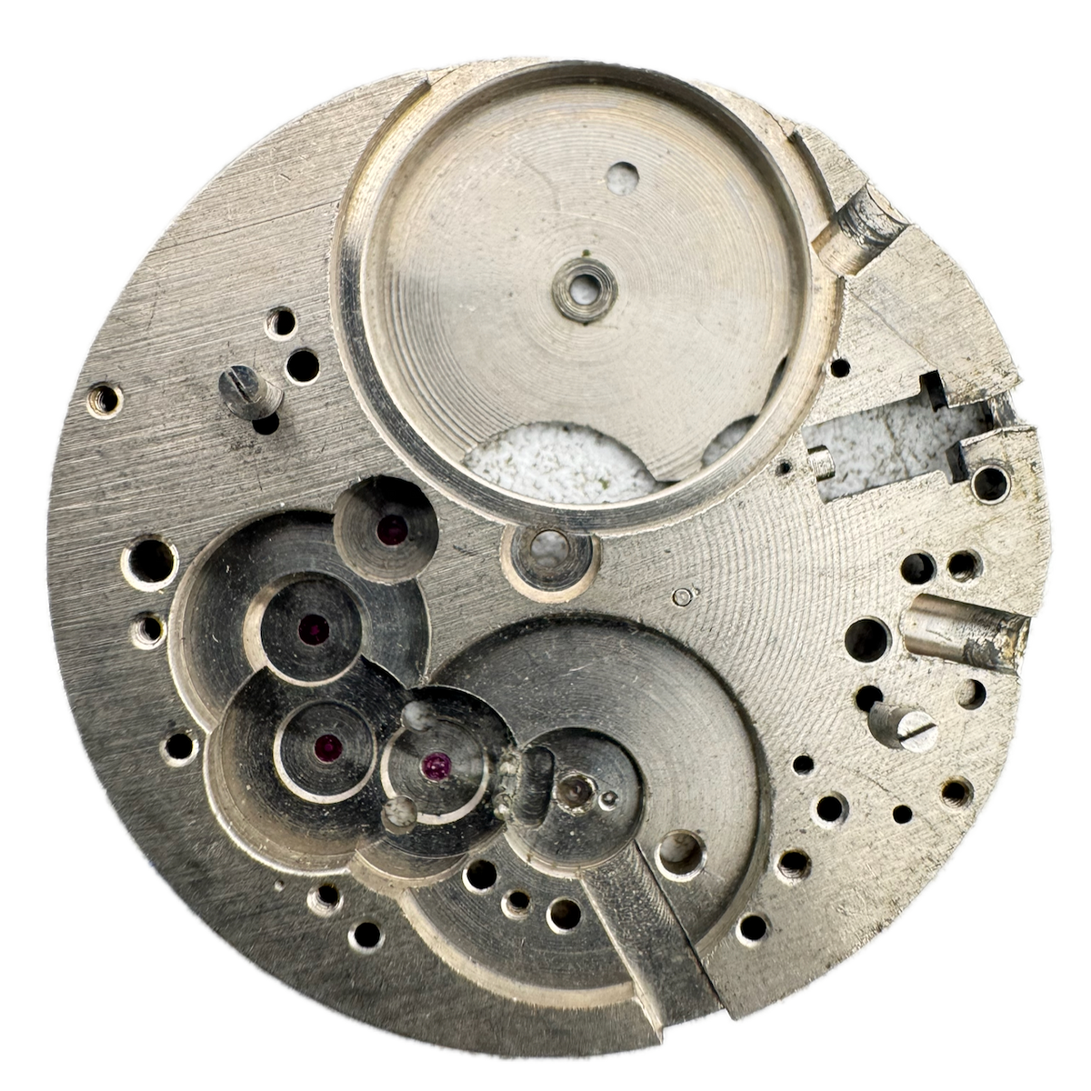 Vintage 31.5mm Unbranded Chronograph Wristwatch Movement Landeron 50 For Parts