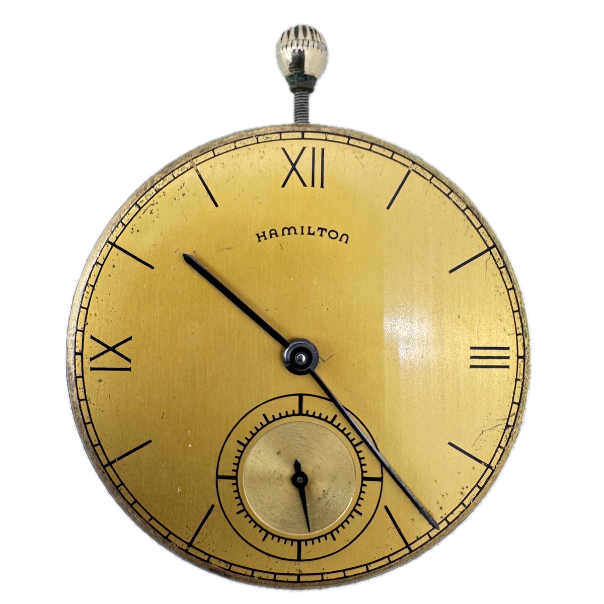 Vintage 12s 1941 Hamilton 17 Jewel Mechanical Pocket Watch Movement 917 USA