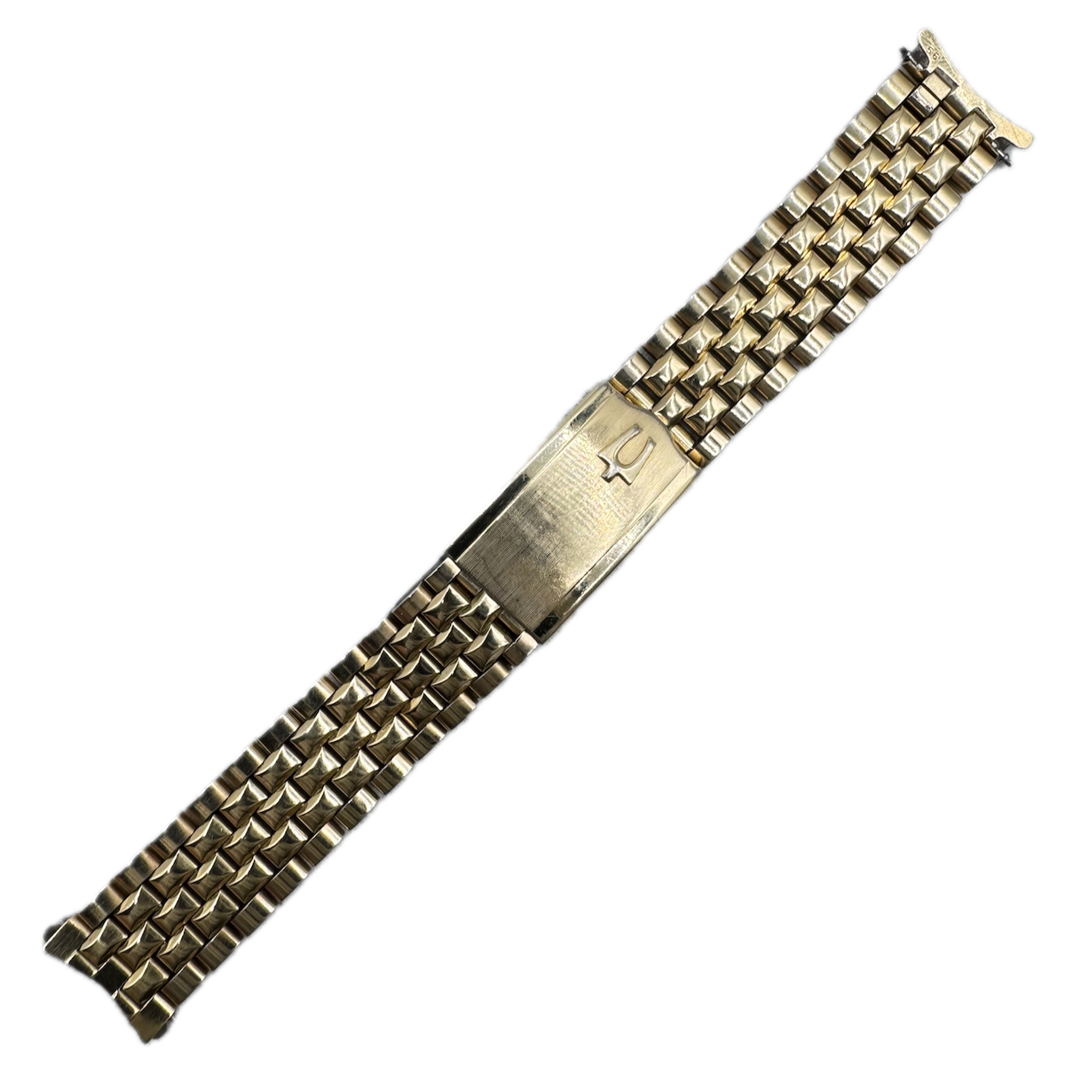Vintage 20mm JB Champion Men's Wristwatch Band 14k GF Accutron Brick Style USA