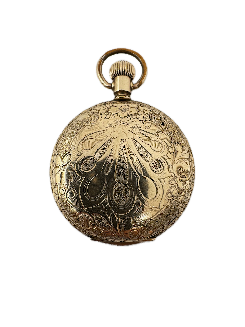 Antique 6 Size Keystone Hunter Pocket Watch Case 10k RGP Fancy Engraved USA