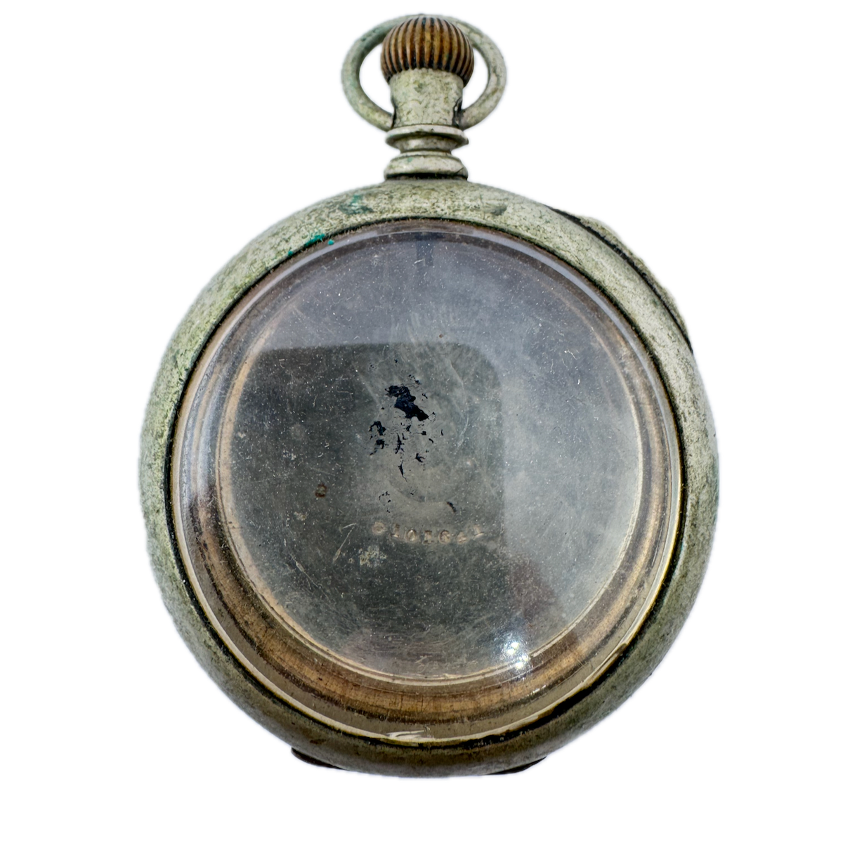 Antique 18 Size Unbranded Open Face Pocket Watch Case Silveroid / NickelUSA