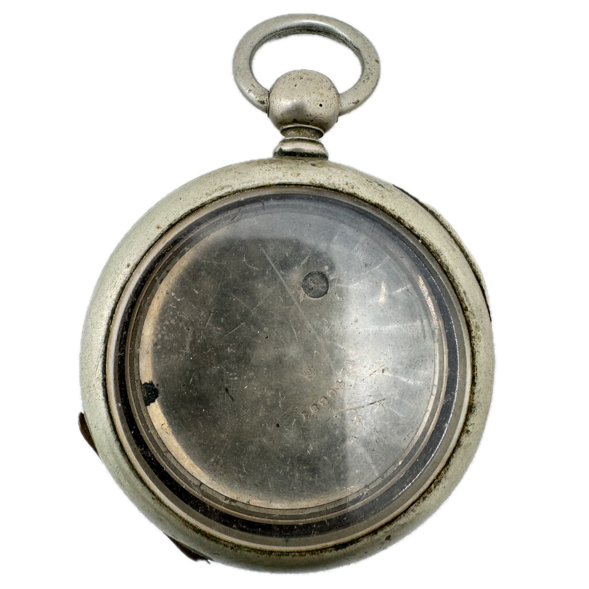 Antique 18s Keystone Open Face Pocket Watch Case for Key Wind Silveroid USA