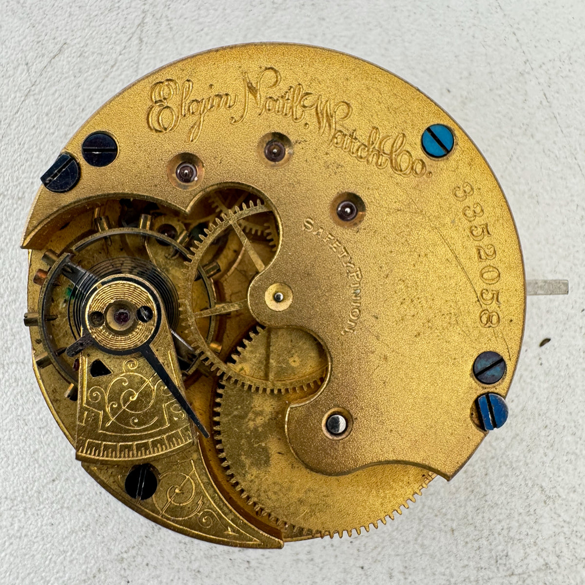 Antique 6s 1889 Elgin 11 Jewels Mechanical Hunter Pocket Watch Movement 94 USA