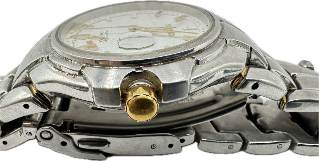 Vintage Seiko 8F32-0119 Perpetual Calendar Men's Quartz Wristwatch