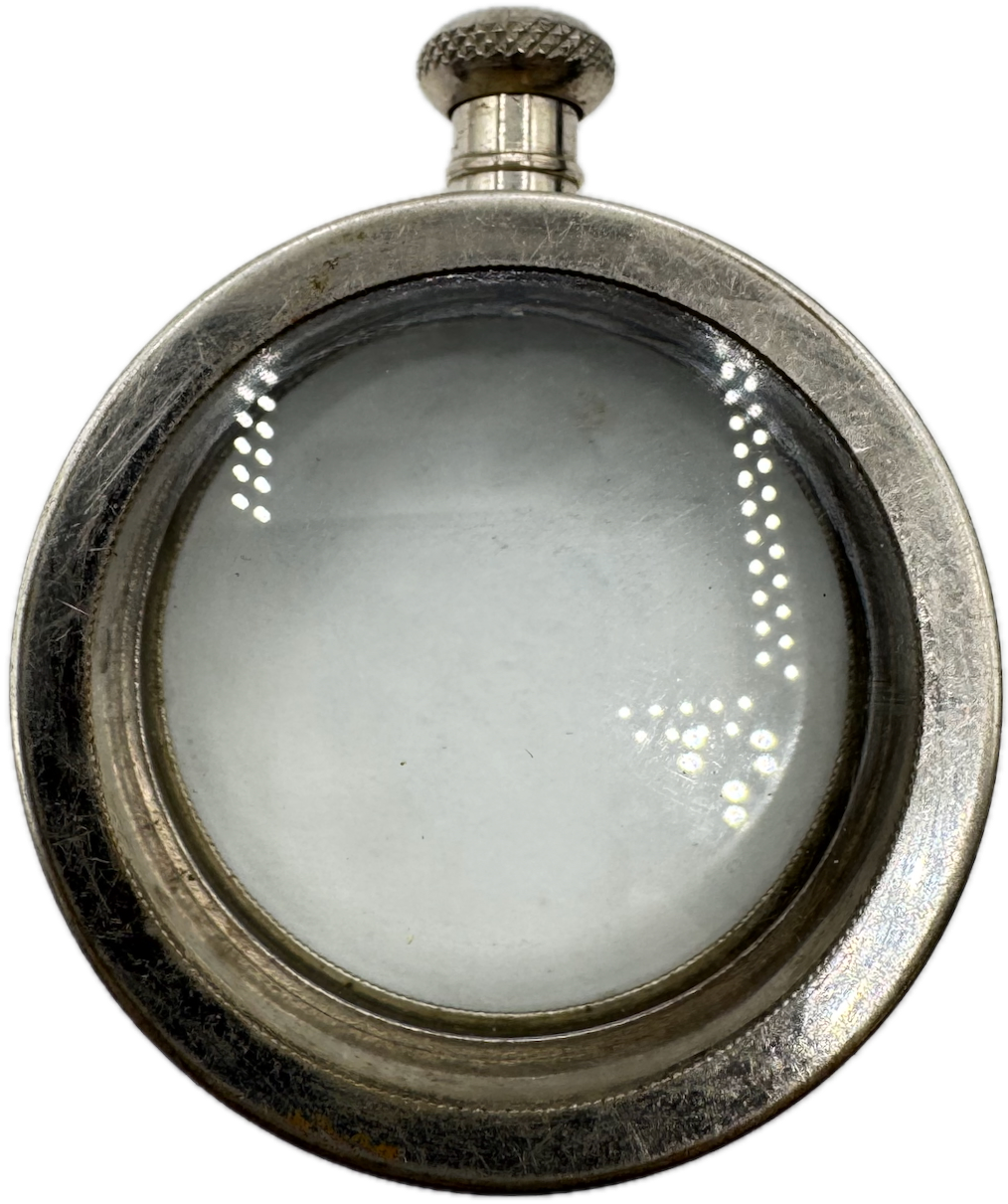 Antique 18 Size Waltham Open Face Pocket Watch Transport Case Nickel 2 USA