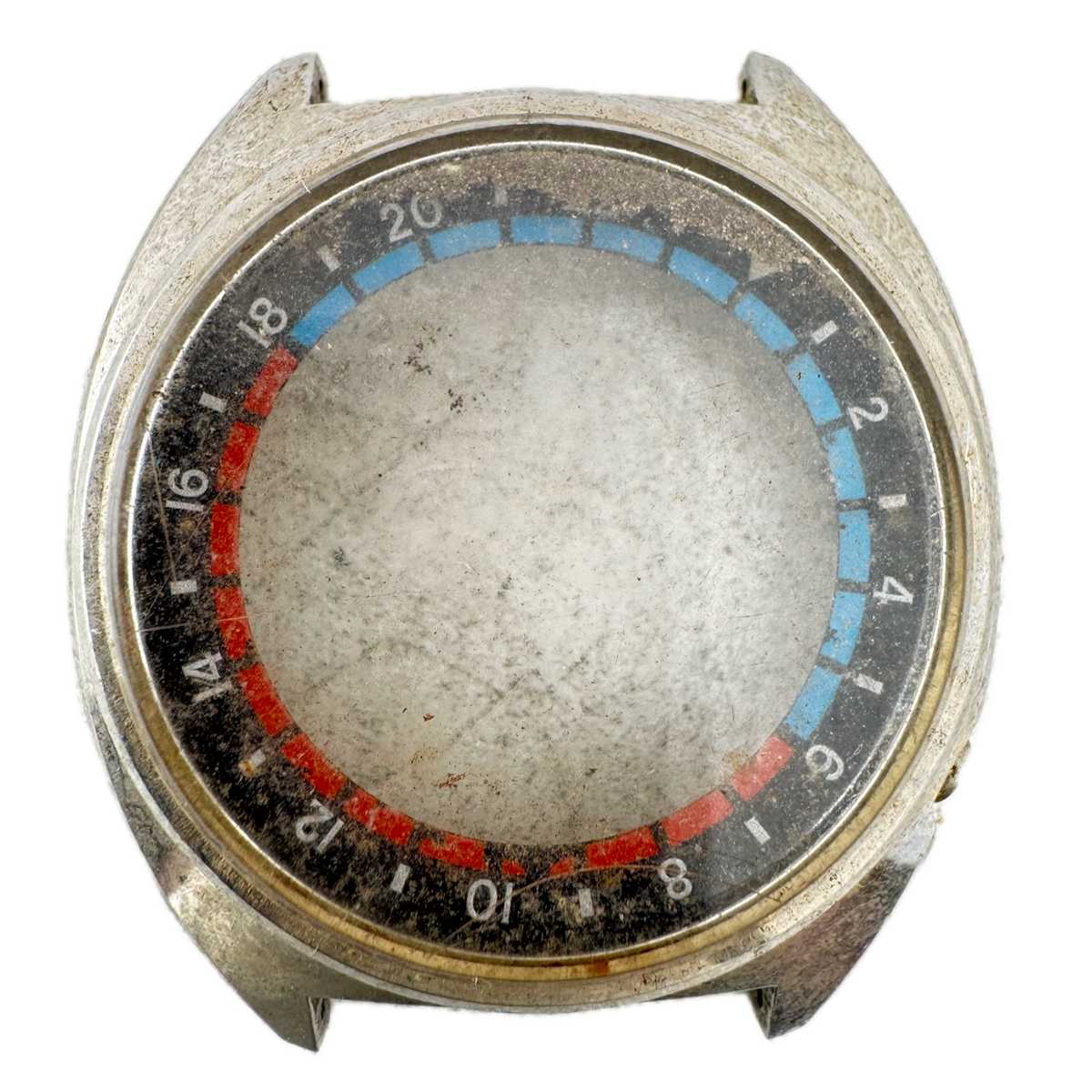 Vintage Seiko Diver Navigator Men's Wristwatch Case 41mm Steel Bezel Only