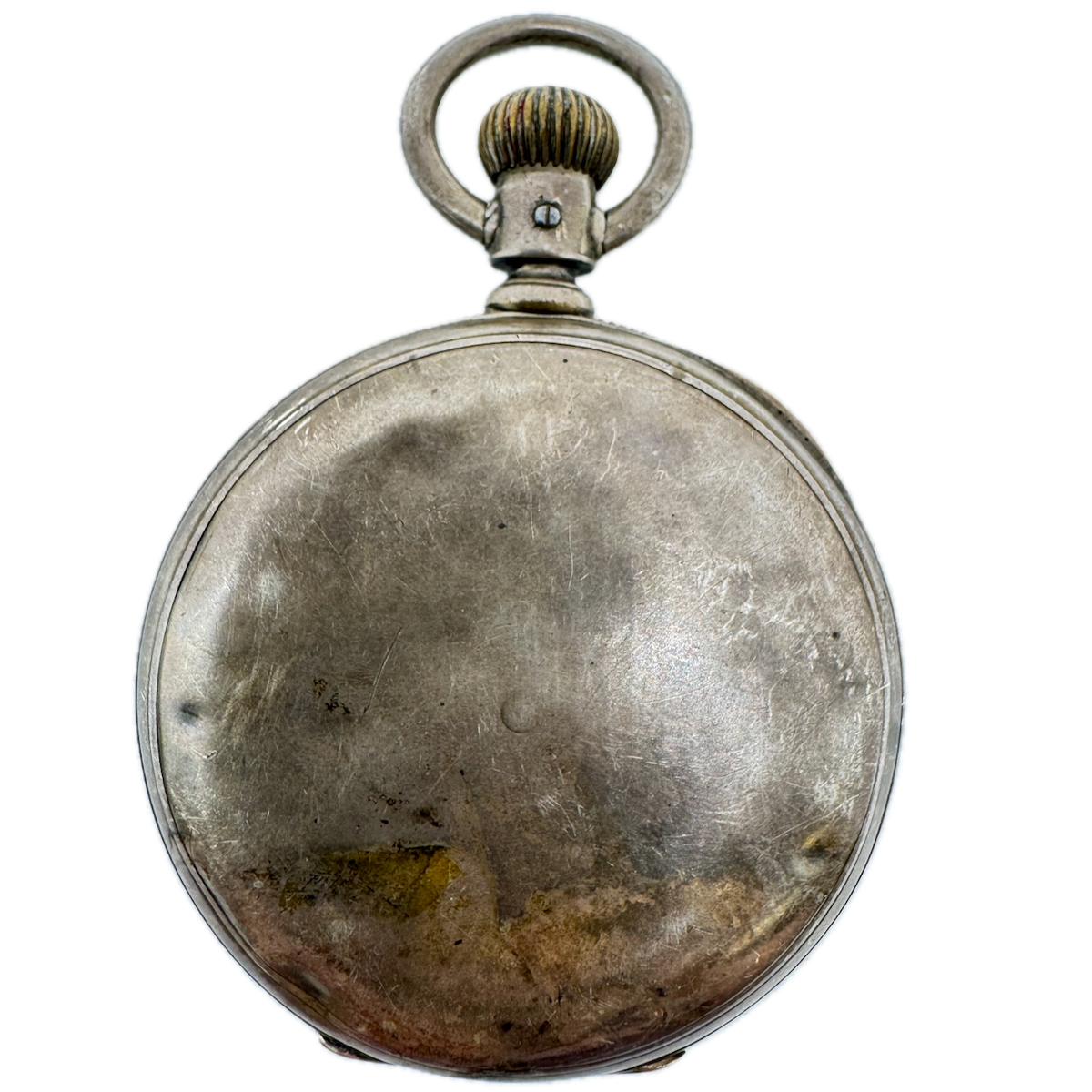 Antique 16 Size Waltham Coin Edge Hunter Pocket Watch Case Coin Silver USA