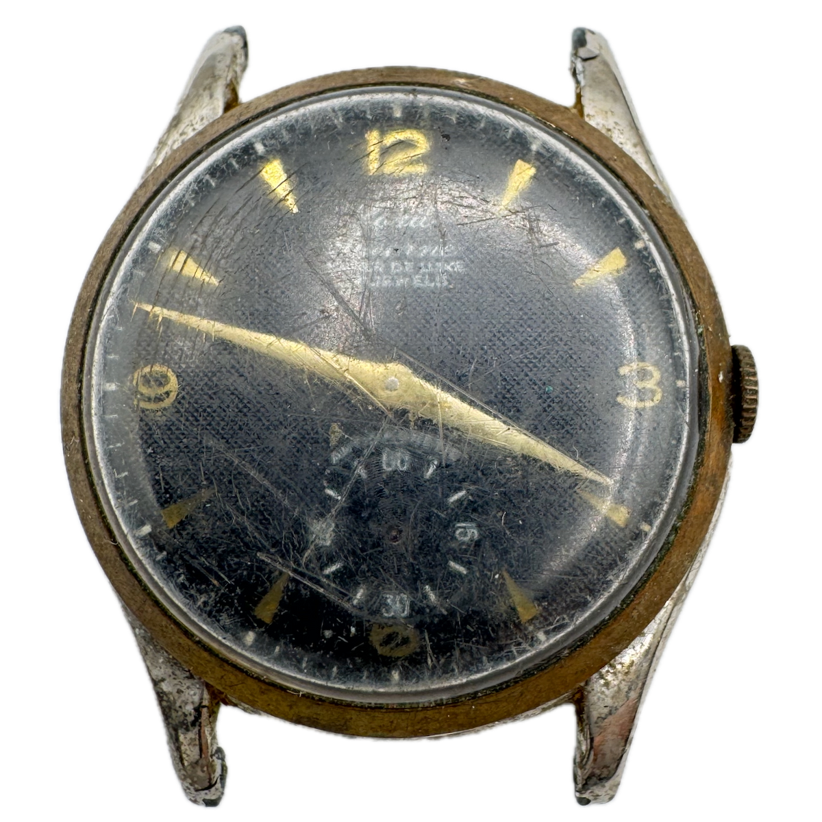 Vintage Lord Lucerne Super De Luxe Men's Mechanical Wristwatch Swiss Gold Tone
