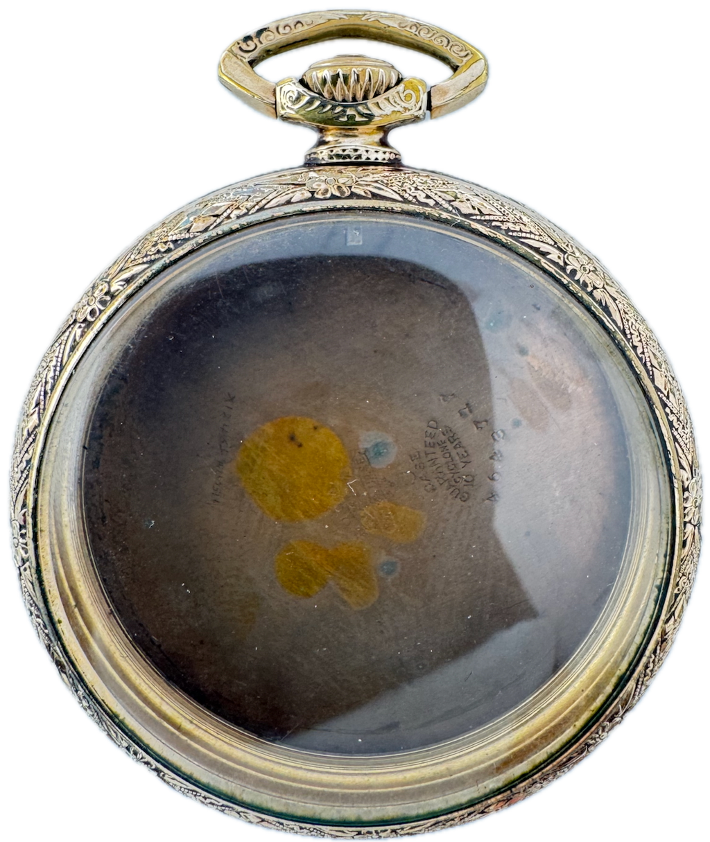 Keystone Cyclone Antique 12s Keystone Cyclone Open Face Pocket Watch Case 10 Year GF Pi ...