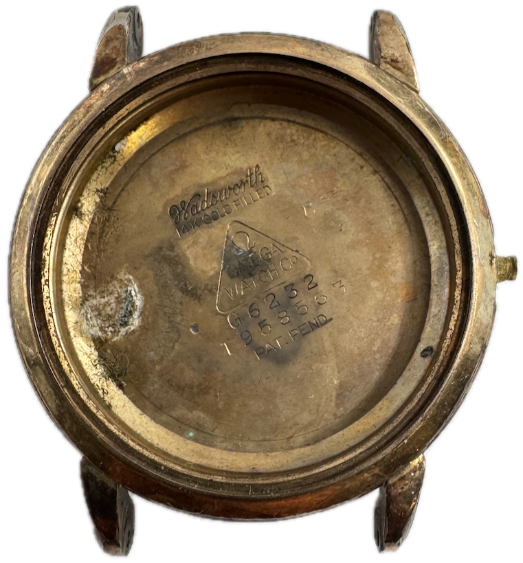 Vintage Omega G 6232 Men's Wristwatch Case 33mm 14k Gold Filled Swiss