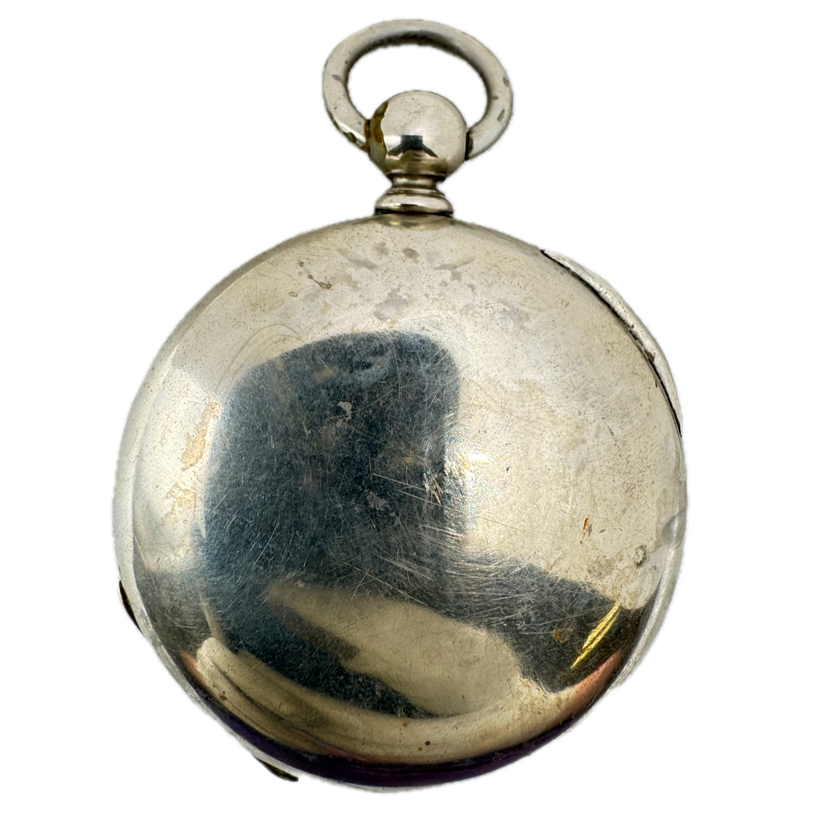 Antique 18s Keystone Key Wind Open Face Pocket Watch Case Nickeloid USA