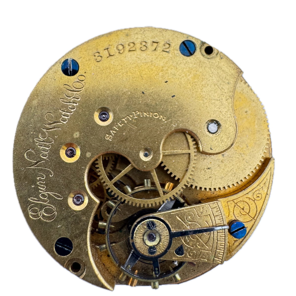 Antique 6s 1889 Elgin 11 Jewel Mechanical Hunter Pocket Watch Movement 94 USA