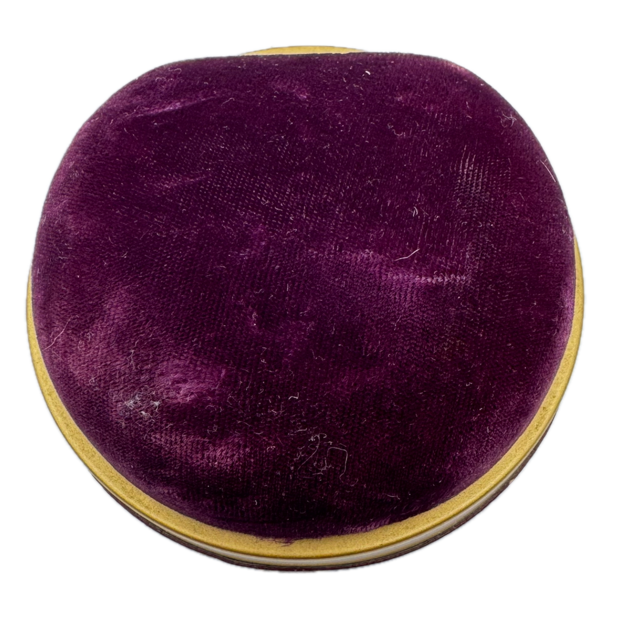 Vintage Benrus Famous Airlines Display Men's Wristwatch Box Purple Felt. & Metal