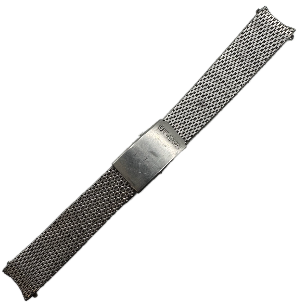 Vintage 20mm Bulova Men's Wristwatch Bracelet Stainless Steel Drema Mesh Japan
