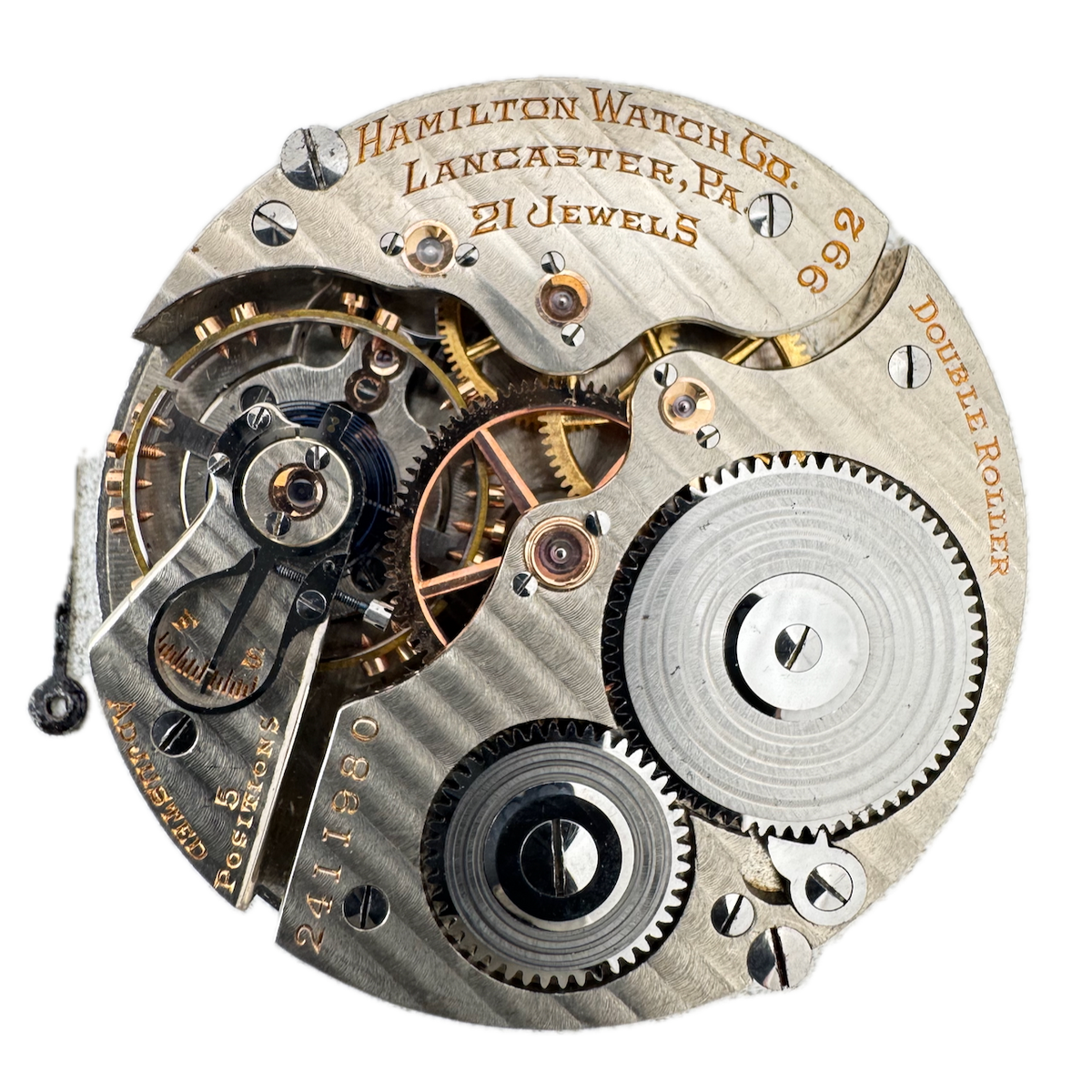 Vintage 16s 1926 Hamilton 21j Mechanical Railroad Pocket Watch Movement 992 USA