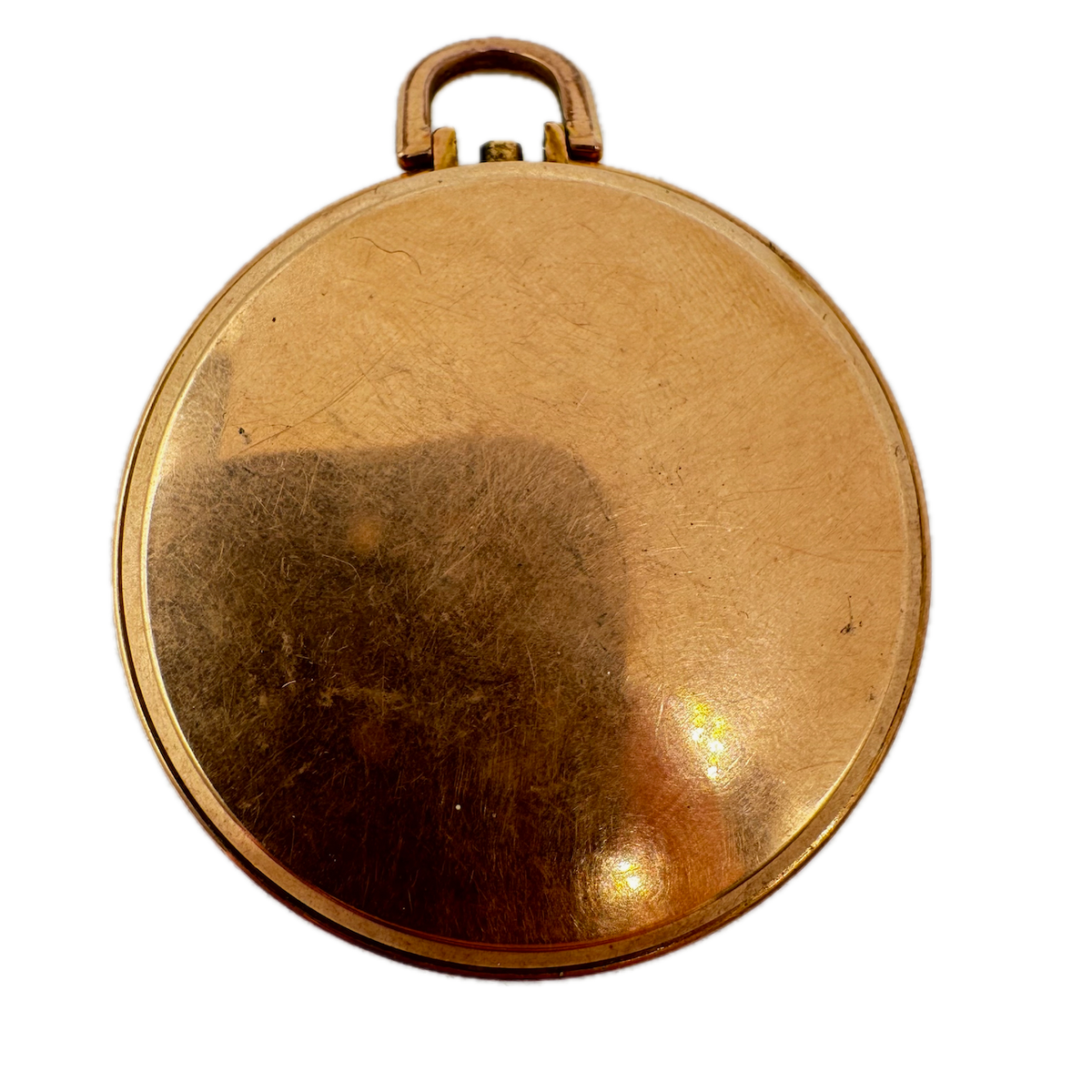 Antique 10 Size Elgin Open Face Pocket Watch Case 10k Rose Gold Filled USA