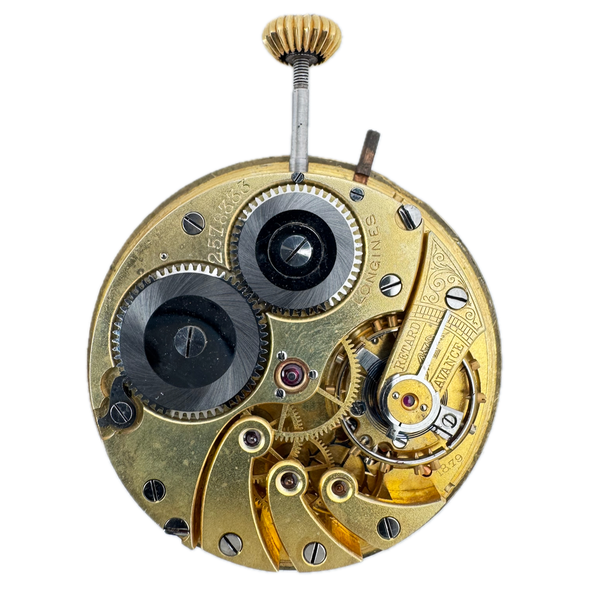 Antique 37mm Longines Cuervo Y Sobrinos Mechanical Pocket Watch Movement 18.79