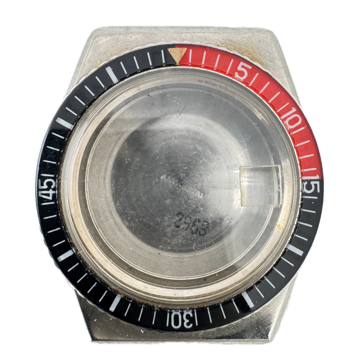 Vintage Bulova Snorkel Diver Men's Wristwatch Case for 2968 35mm Steel USA