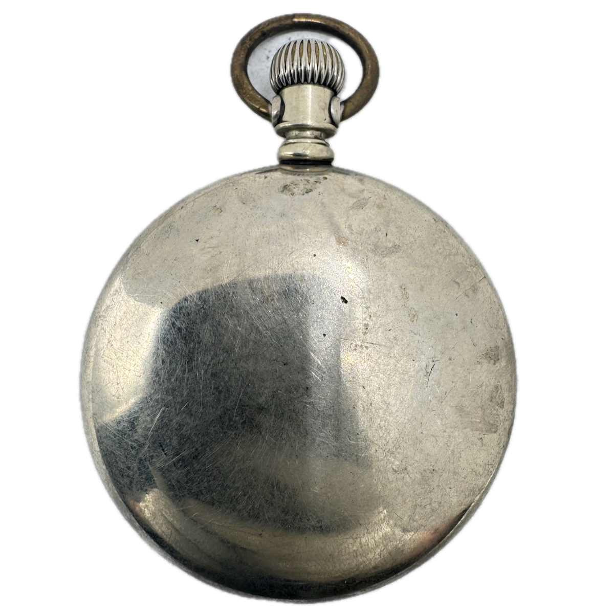 Antique 18s American Watch Co. Coin Edge Open Face Pocket Watch Case USA