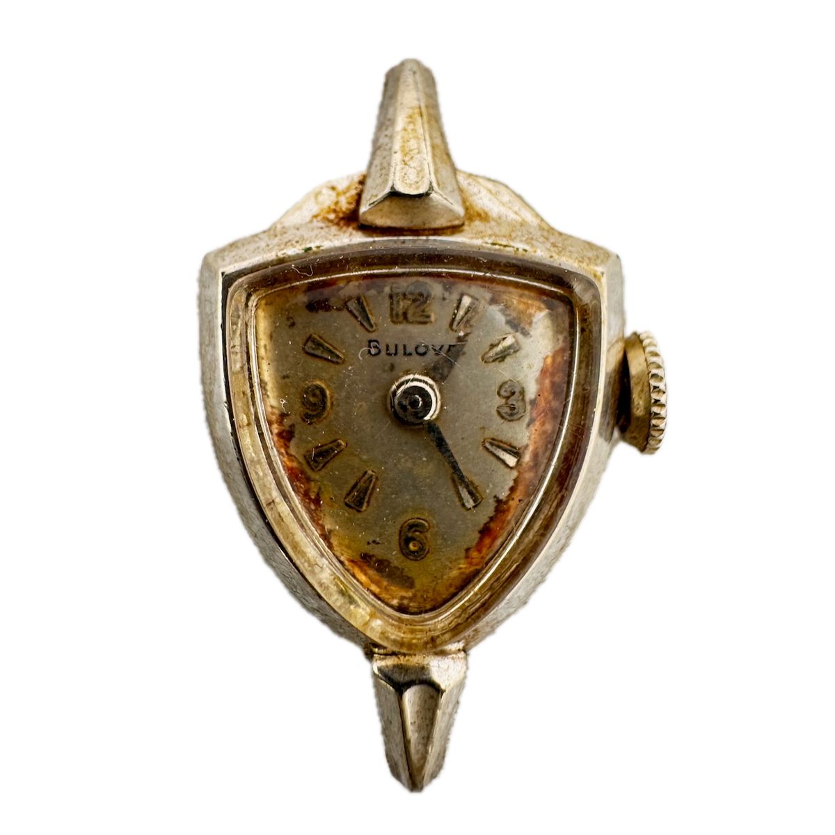 Vintage 15mm 1960 Bulova 21 Jewel Ladies Mechanical Wristwatch 5AD USA 10k RGP