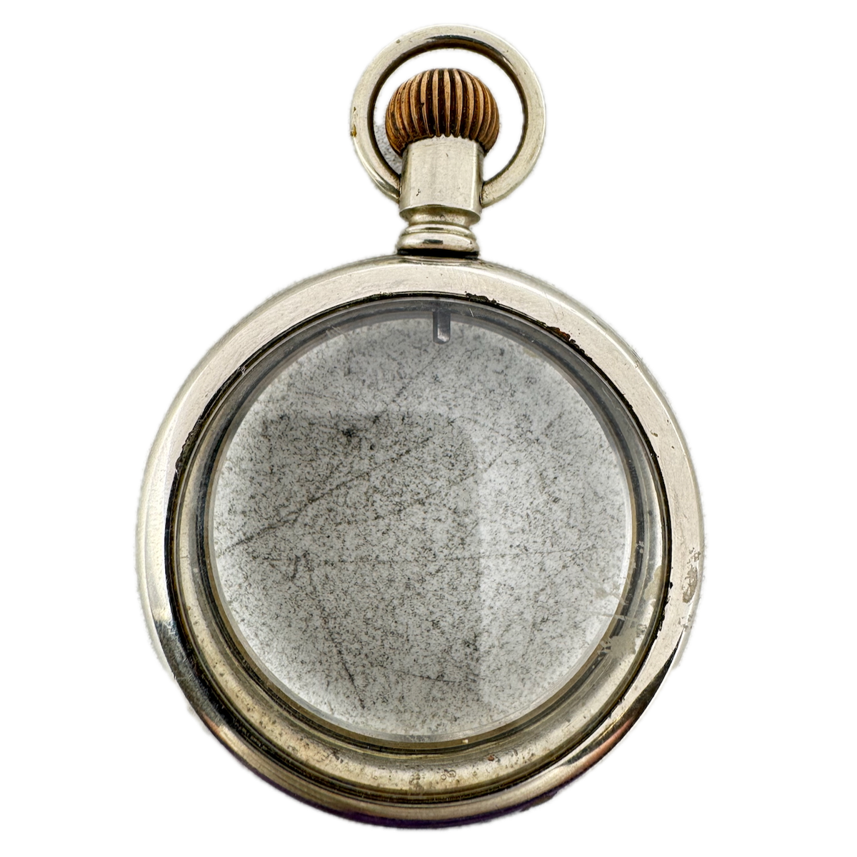 Antique 18s Unbranded Salesman Snap Off Open Face Pocket Watch Case USA