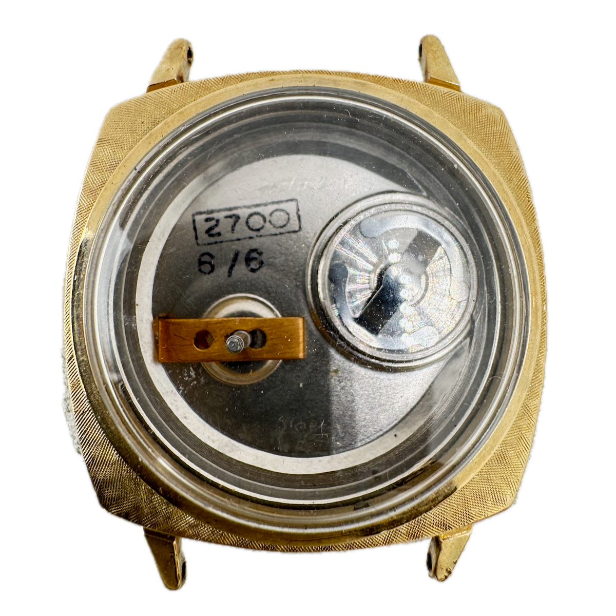 Vintage Bulova Accutron Men's Wristwatch Case for 214 33mm Steel & 10k GF USA