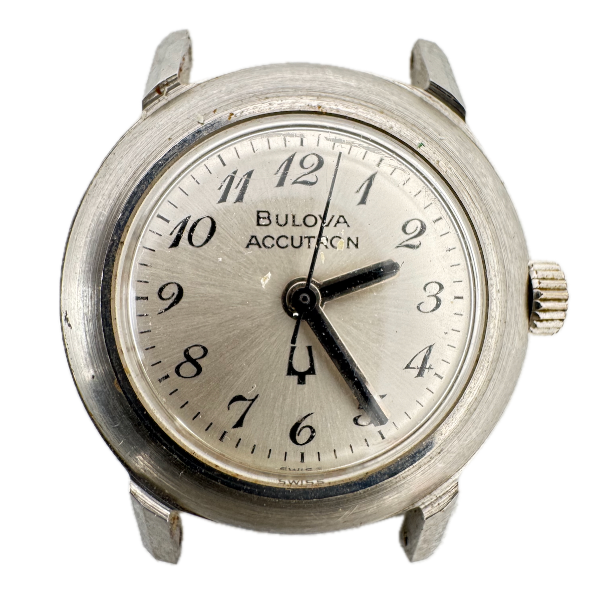 Vintage 25mm Accutron Ladies Tuning Fork Wristwatch 230 1 USA Stainless Steel