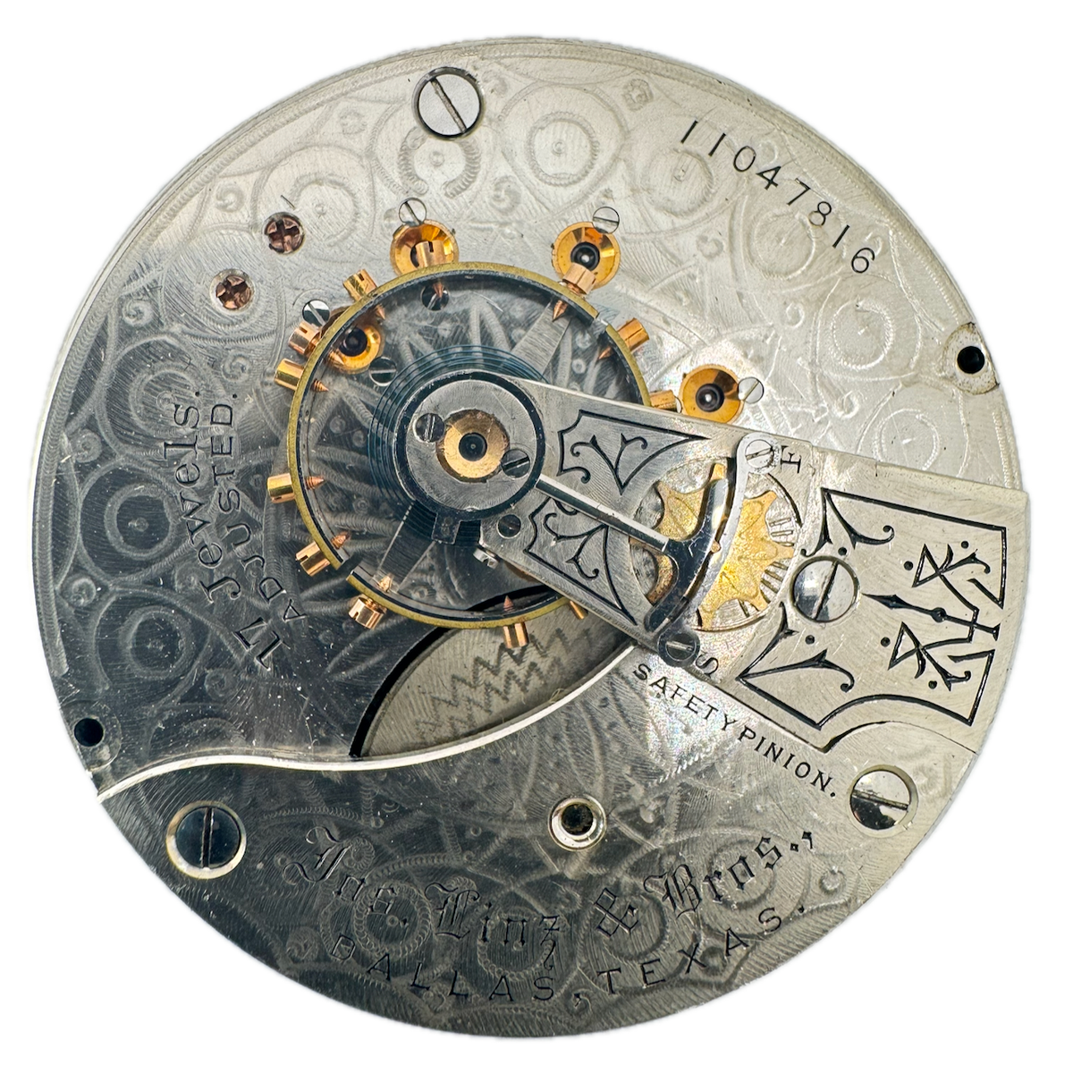 Antique 18s Waltham Mechanical Hunter Pocket Watch Movement P.S. Bartlett USA