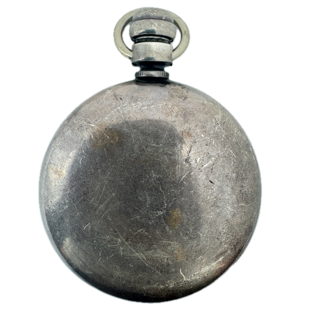 Antique 18s American Watch Co. Coin Edge Pocket Watch Case Sterling Silver USA