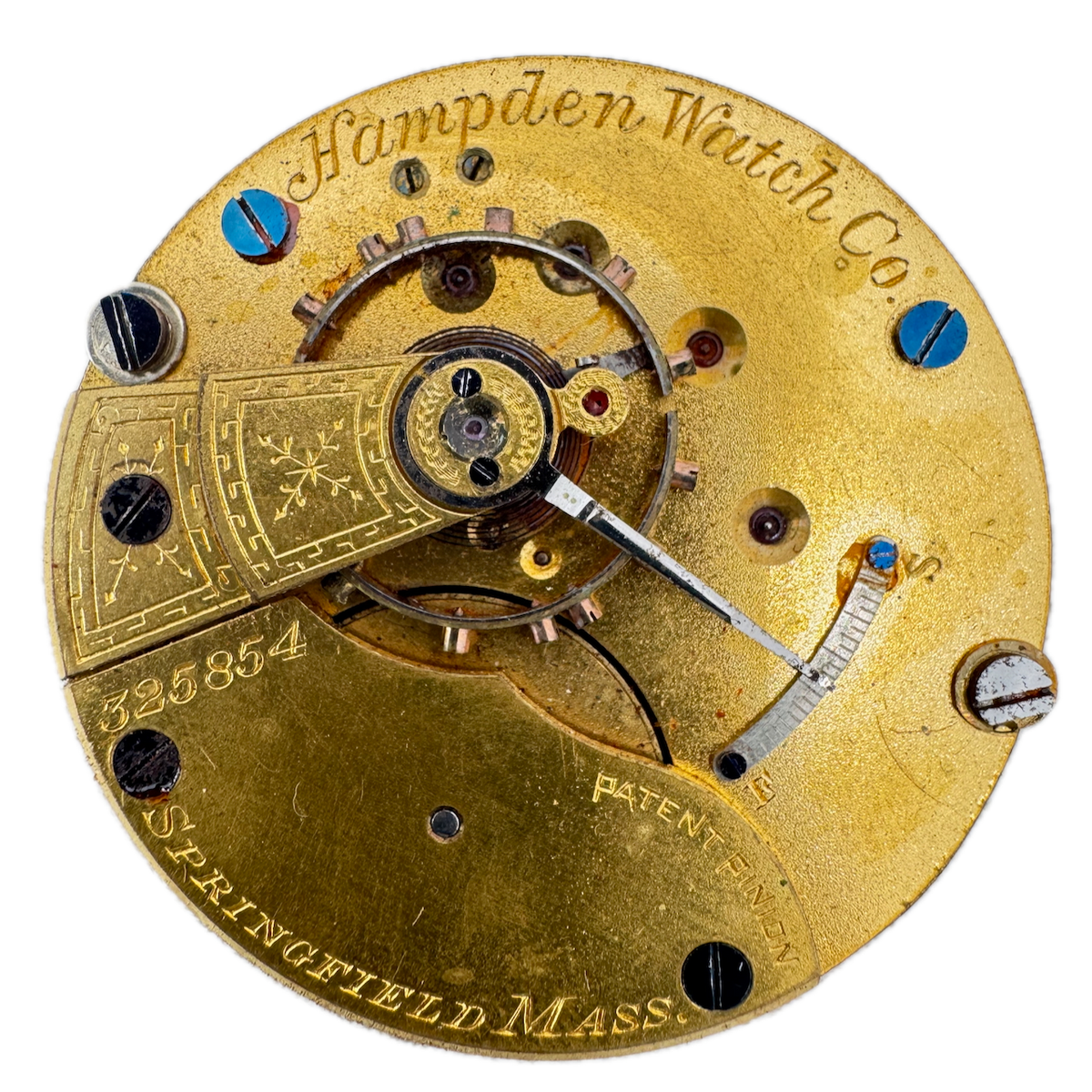 Antique 18s 1884 Hampden 11j Mechanical Hunter Pocket Watch Movement 70 USA