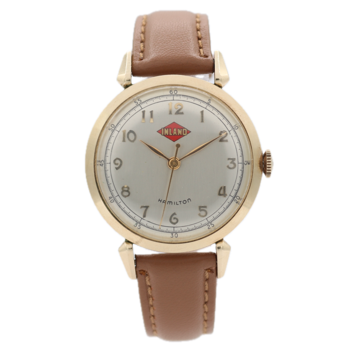 Vintage Hamilton Rodney Logo Inland Steel Men's Mechanical Wristwatch 10k GF