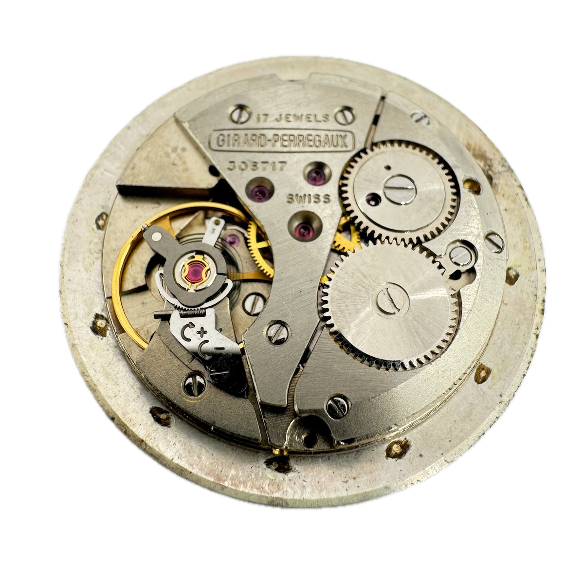 Vintage 31.5mm Girard-Perregaux Mechanical Men's Wristwatch Movement Swiss