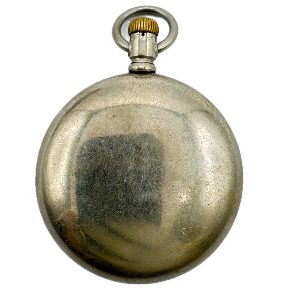 Antique 18s Philadelphia Coin Edge Open Face Pocket Watch Case Silverode USA