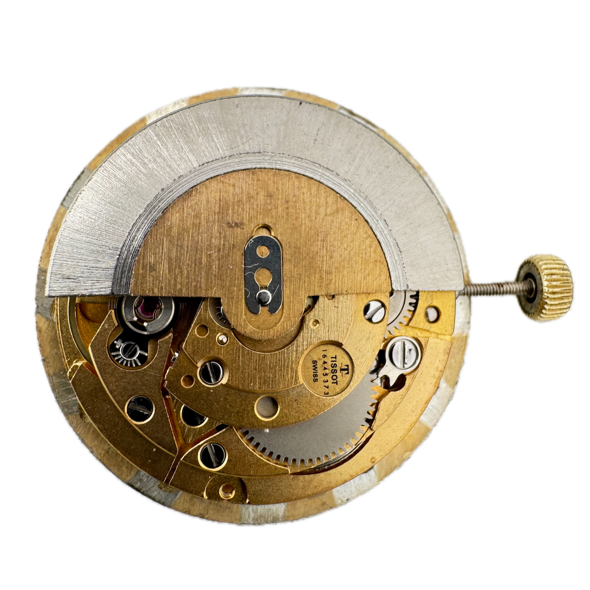 Vintage 30mm Tissot Linen Dial Automatic Men's Wristwatch Movement 2481 Stylist