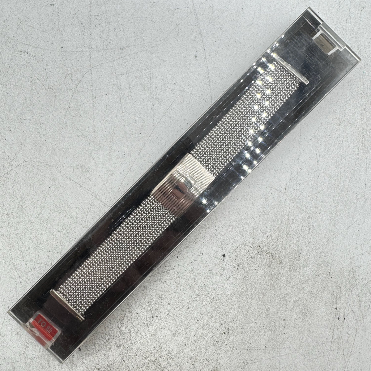 Vintage 22mm Evinger Men's Wristwatch Bracelet Steel Stretch Mesh USA NOS