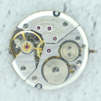 Vintage Cartier 107 Manual Wind Men's Wristwatch Movement F 7001 for Repair
