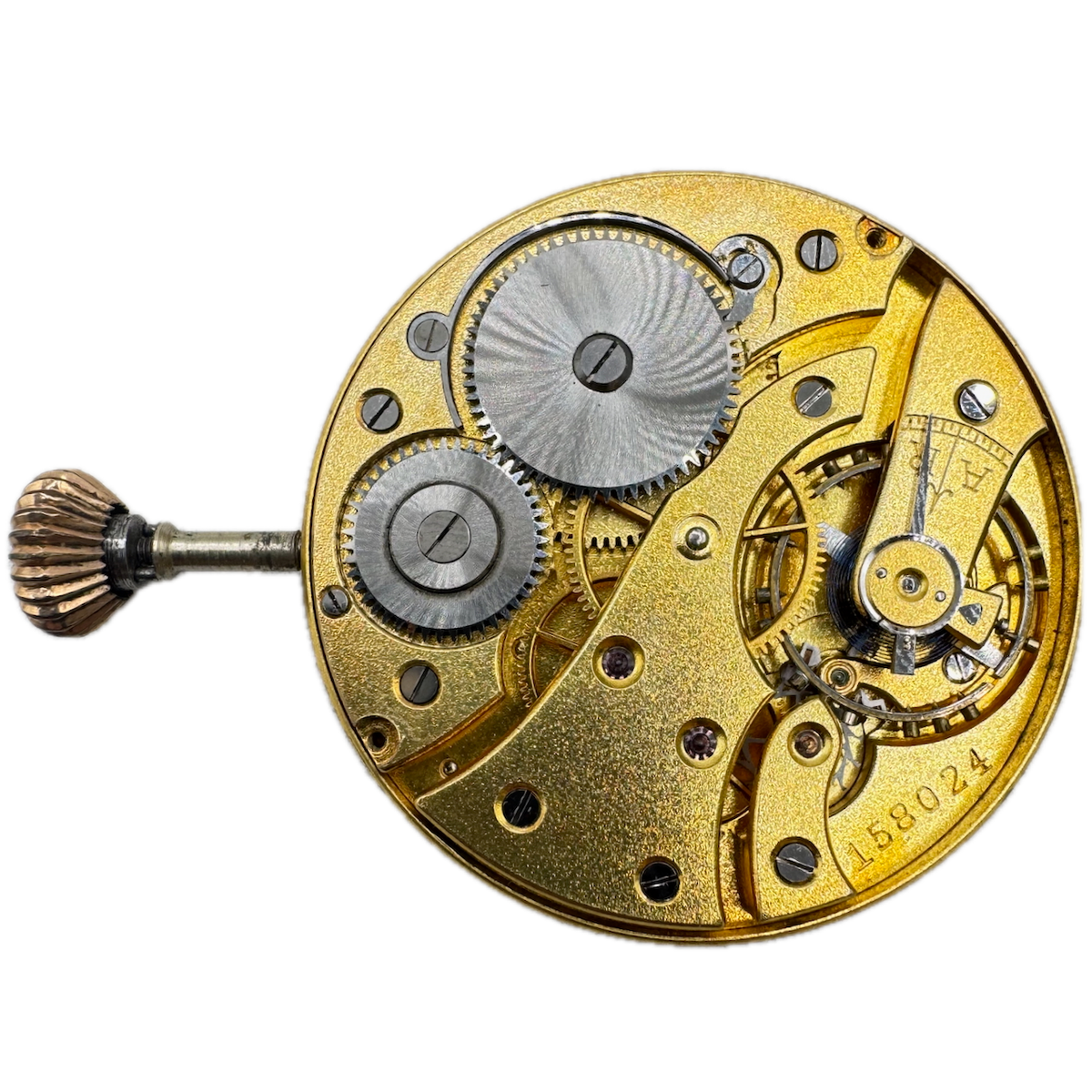 Antique 16s Unbranded 15 Jewel Mechanical Open Face Pocket Watch Movement Swiss