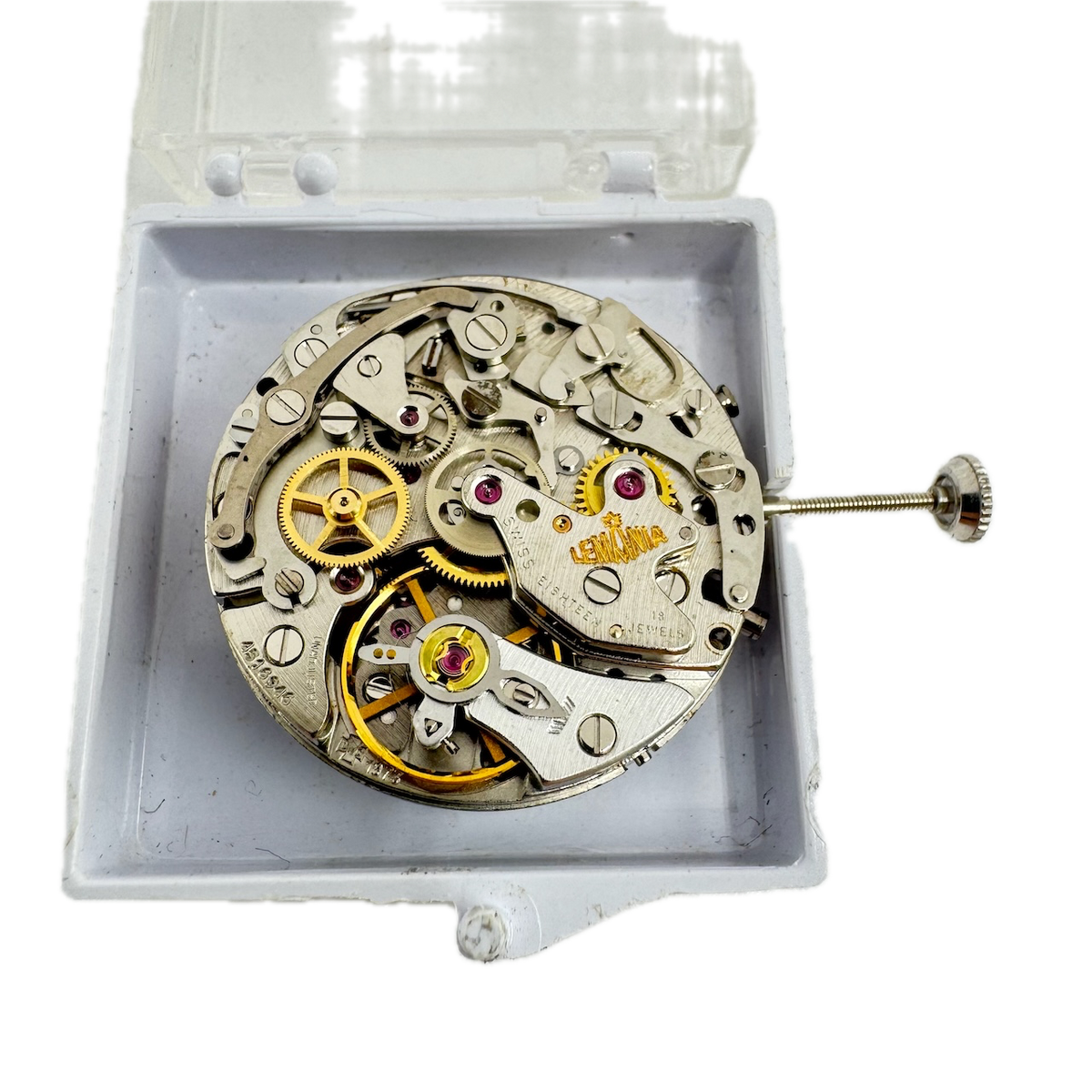 Vintage Lemania Mechanical Chronograph Men's Wristwatch Movement