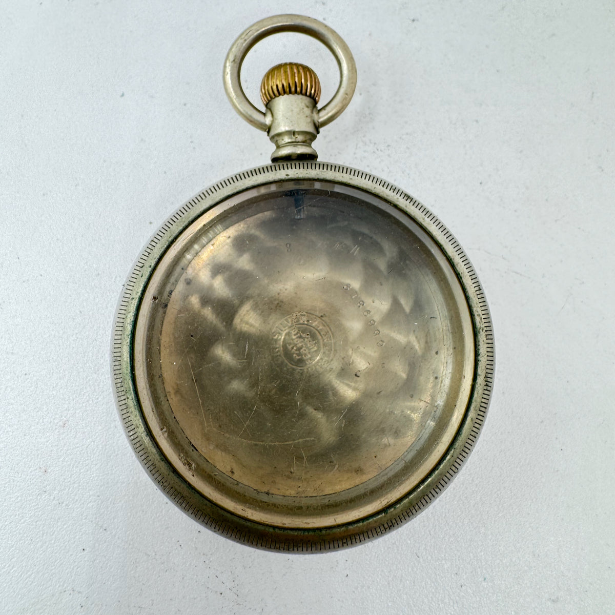 Antique 18 Size Fahys Open Face Pocket Watch Case OresilverCoin Edge USA