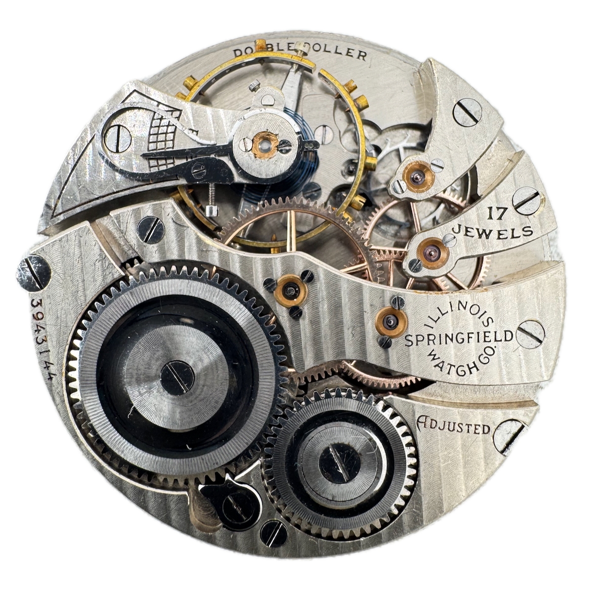 Antique 16s 1921 Illinois 17j Mechanical Hunter Pocket Watch Movement 305 USA