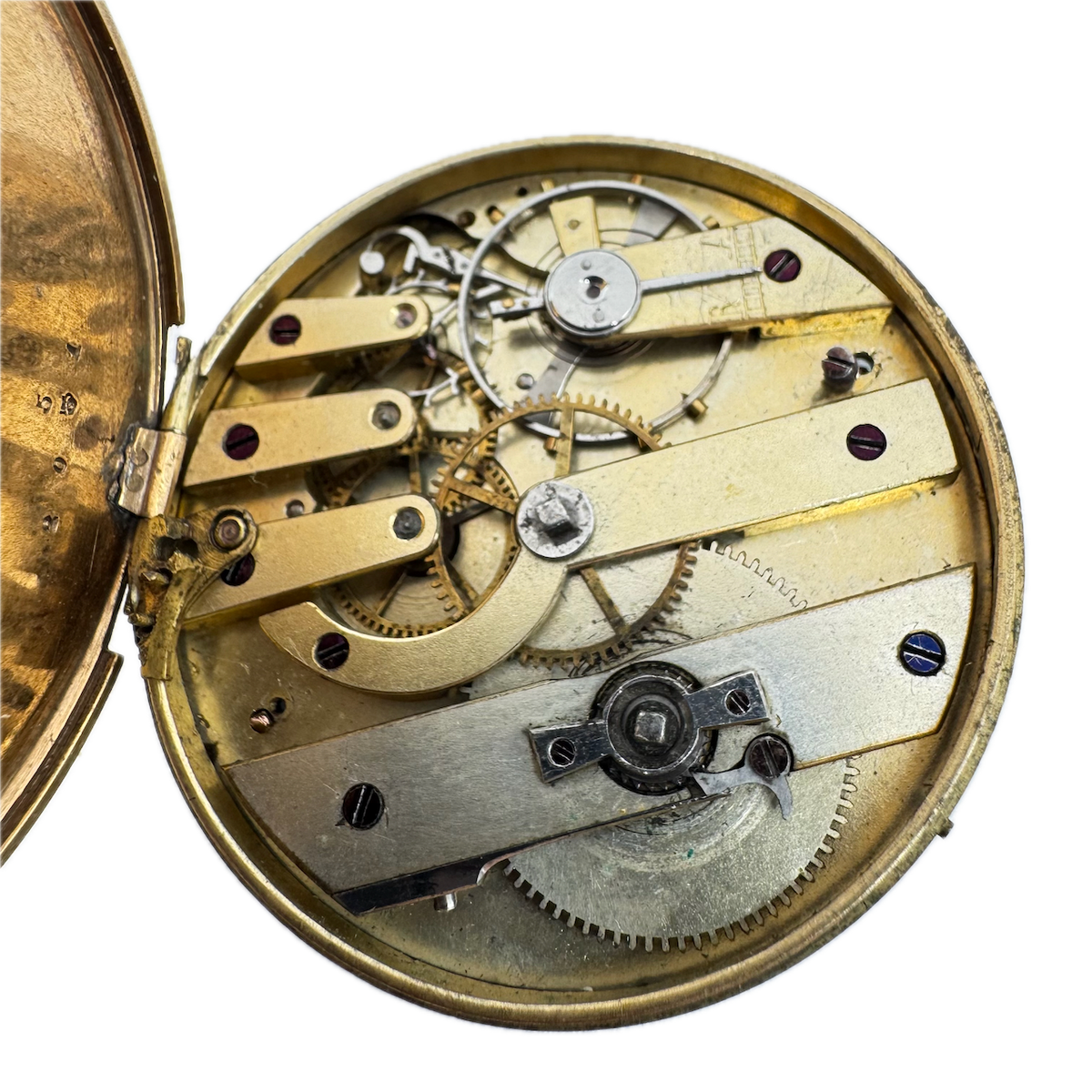 M.J. Tobais Railroad Timekeeper Key Wind Pocket Watch Movement for Parts