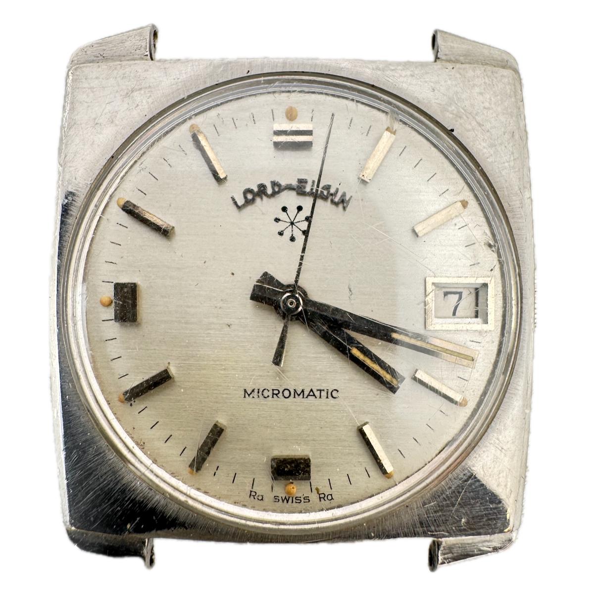 Vintage 30.5mm Lord Elgin 2360 Micromatic Men's Automatic Wristwatch SU72 Steel