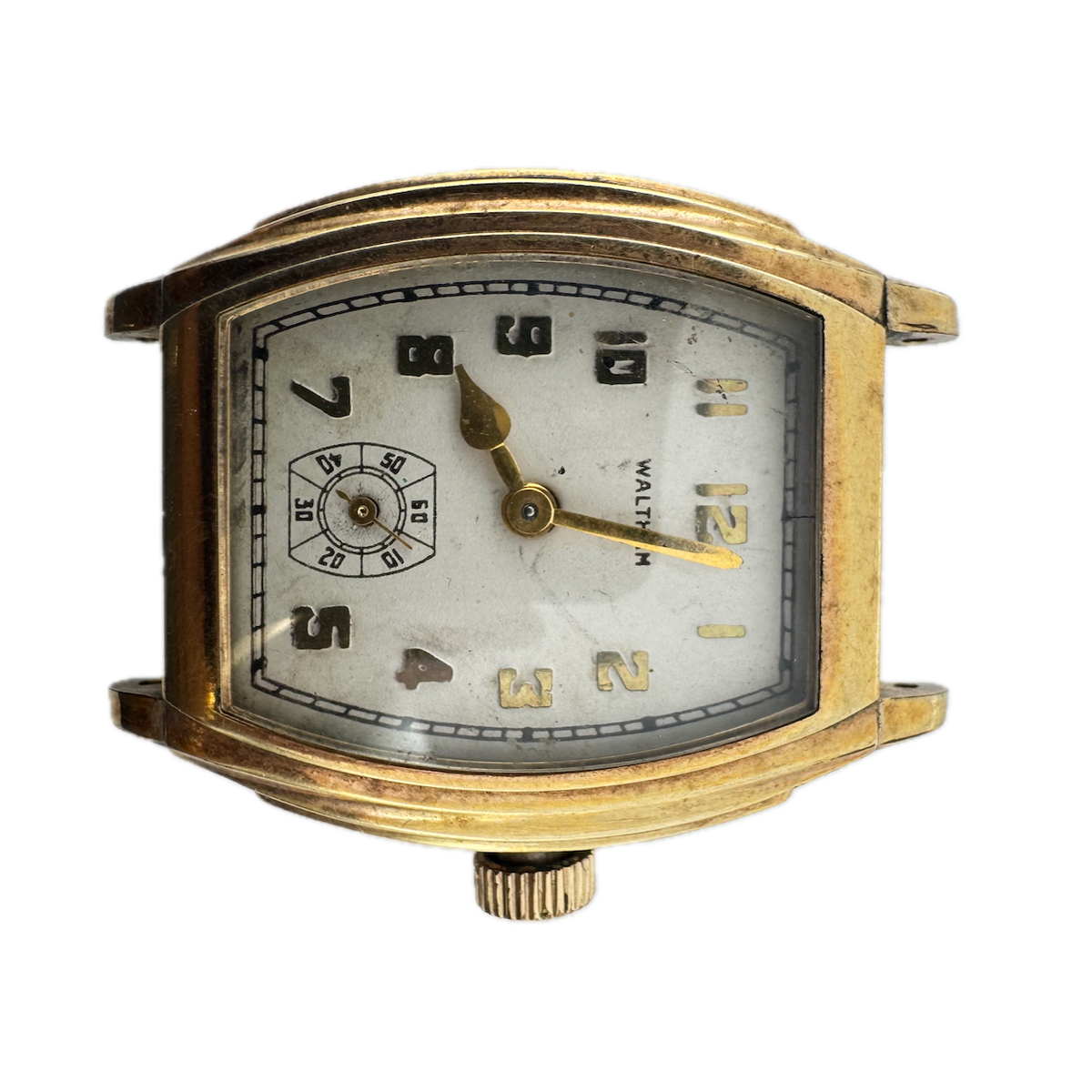 Vintage 29.5mm Waltham Stepped Deco 15 Jewel Men's Mechanical Wristwatch 165