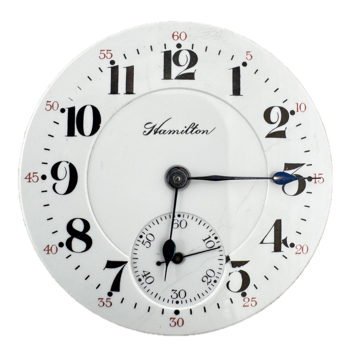 Antique 16s 1913 Hamilton 17 Jewel Mechanical Pocket Watch Movement 974 USA