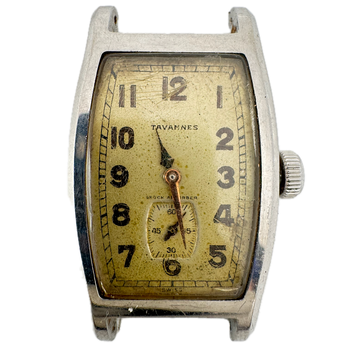 Antique Tavannes Tank Style 8043-90