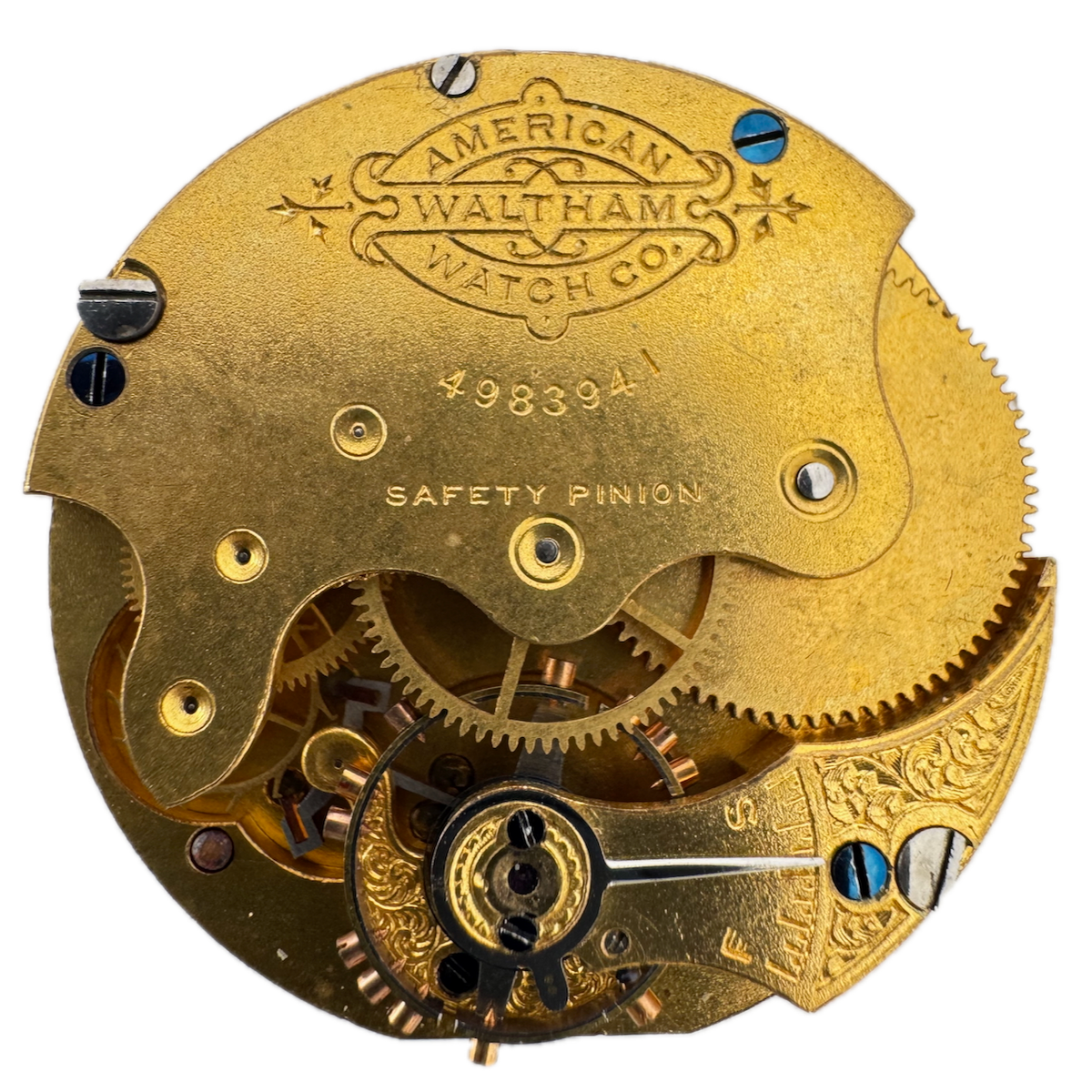 Antique 0s 1891 Waltham 1882 Mechanical Hunter Pocket Watch Movement M USA Runs