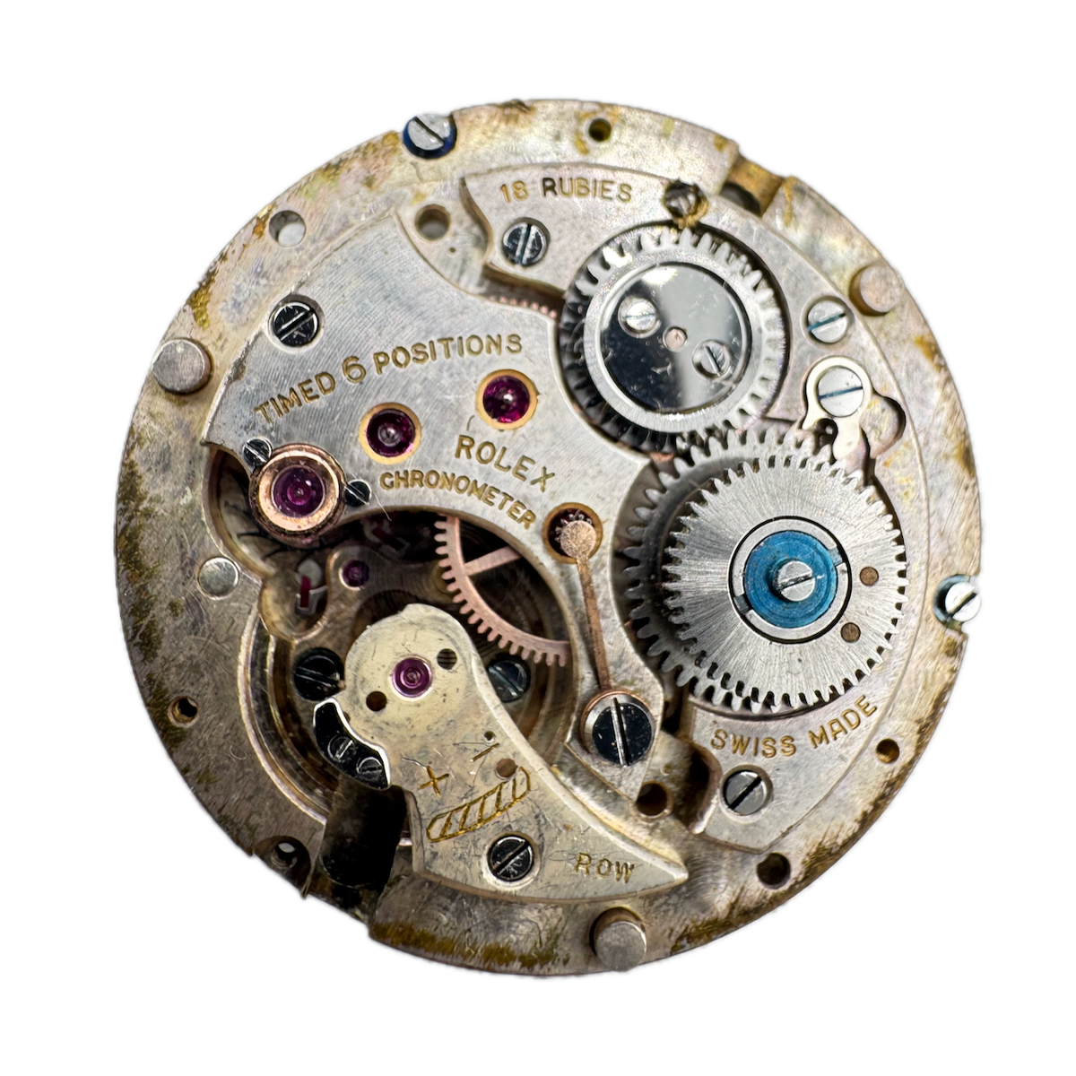 Vintage 26mm Rolex 4994 18 Jewel Automatic Men's Wristwatch Movement 620 Swiss
