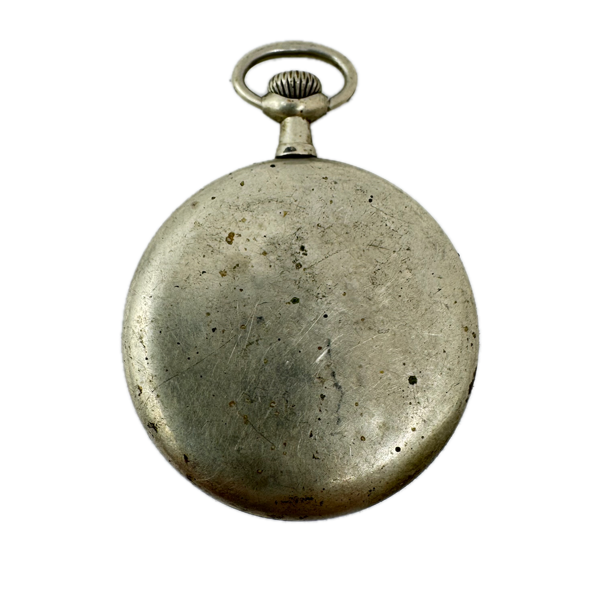 Antique 12 Size Philadelphia Crown Open Face Pocket Watch Case Silverode USA