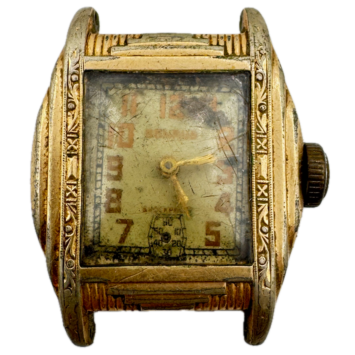 Vintage Benrus Stepped Art Deco Men's Mechanical Wristwatch M 10 Swiss